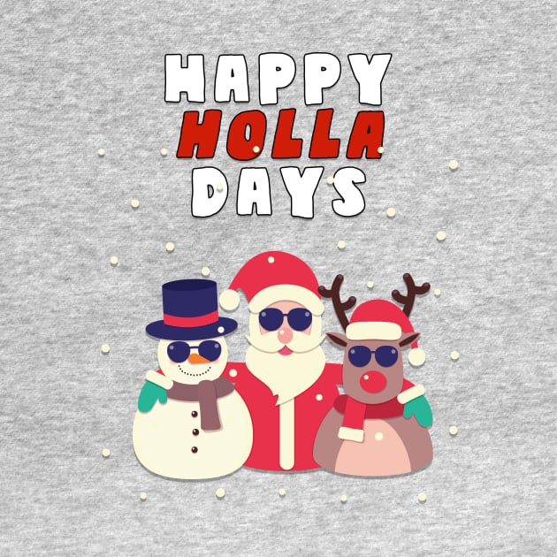 Happy Holla-Days! by AmandaPandaBrand